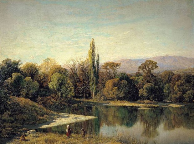 Vista de la Casa de Campo. Matín Rico. 1861. Óleo sobre lienzo, 70 x 100 cm.
