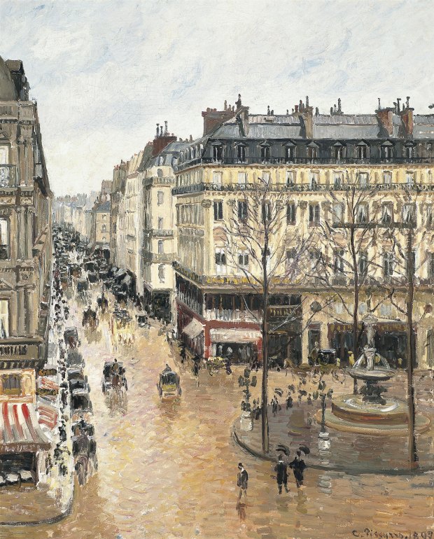 Rue Saint - honoré por la tarde. 1897.